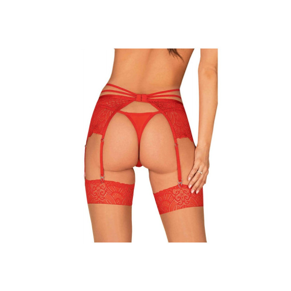Loventy Porte-jarretelles - Rouge